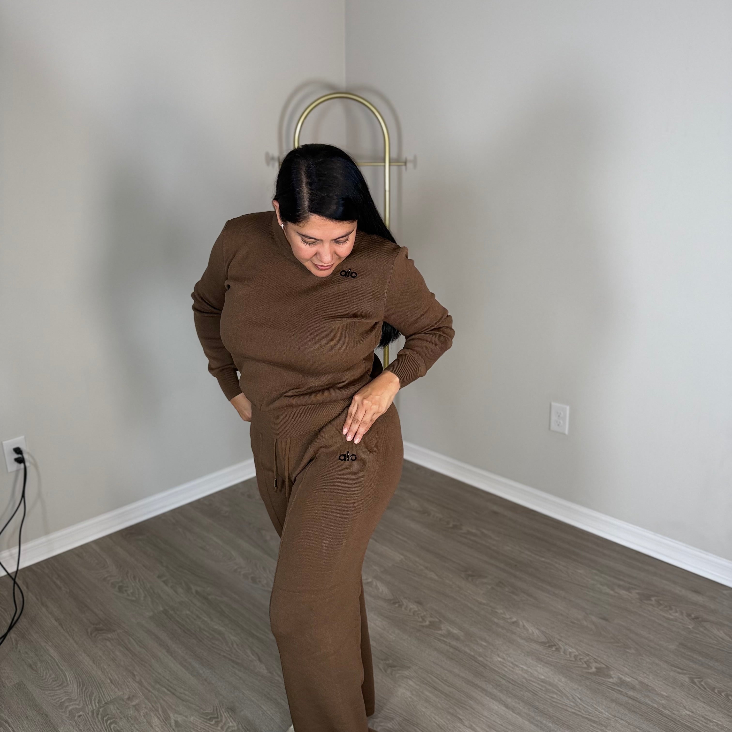 Alo brown set. activewear