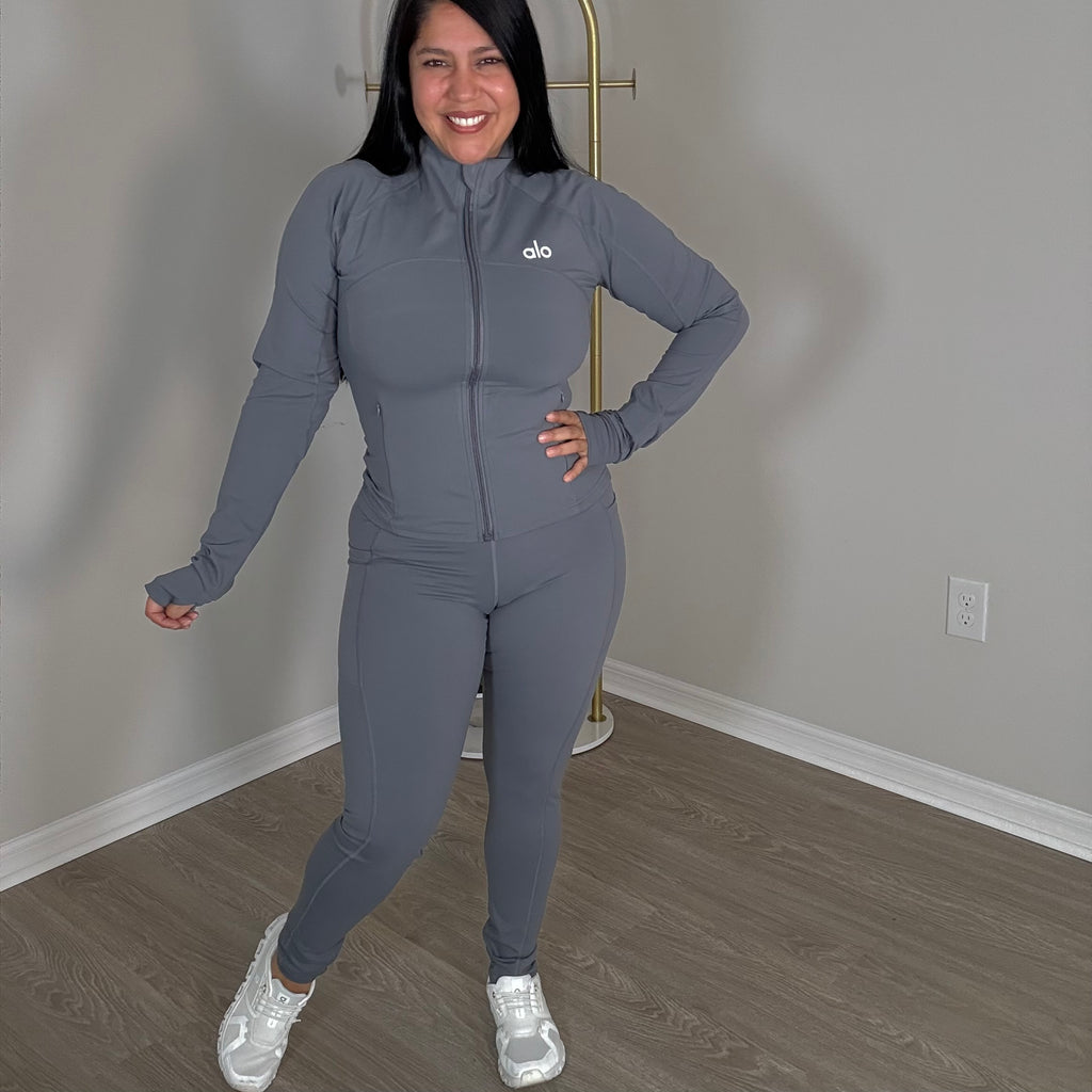 A7 Gray Lycra Set