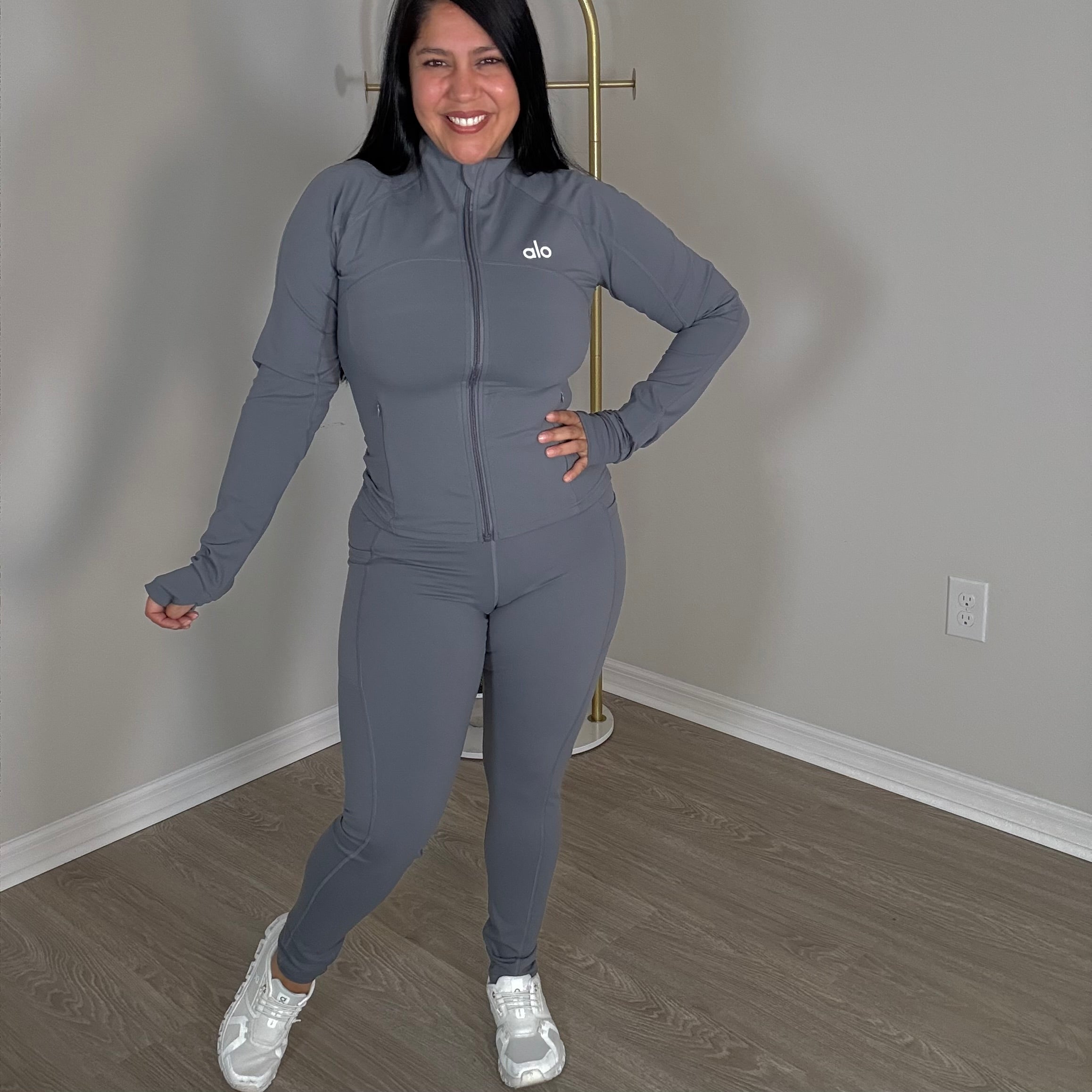 A7 Gray Lycra Set