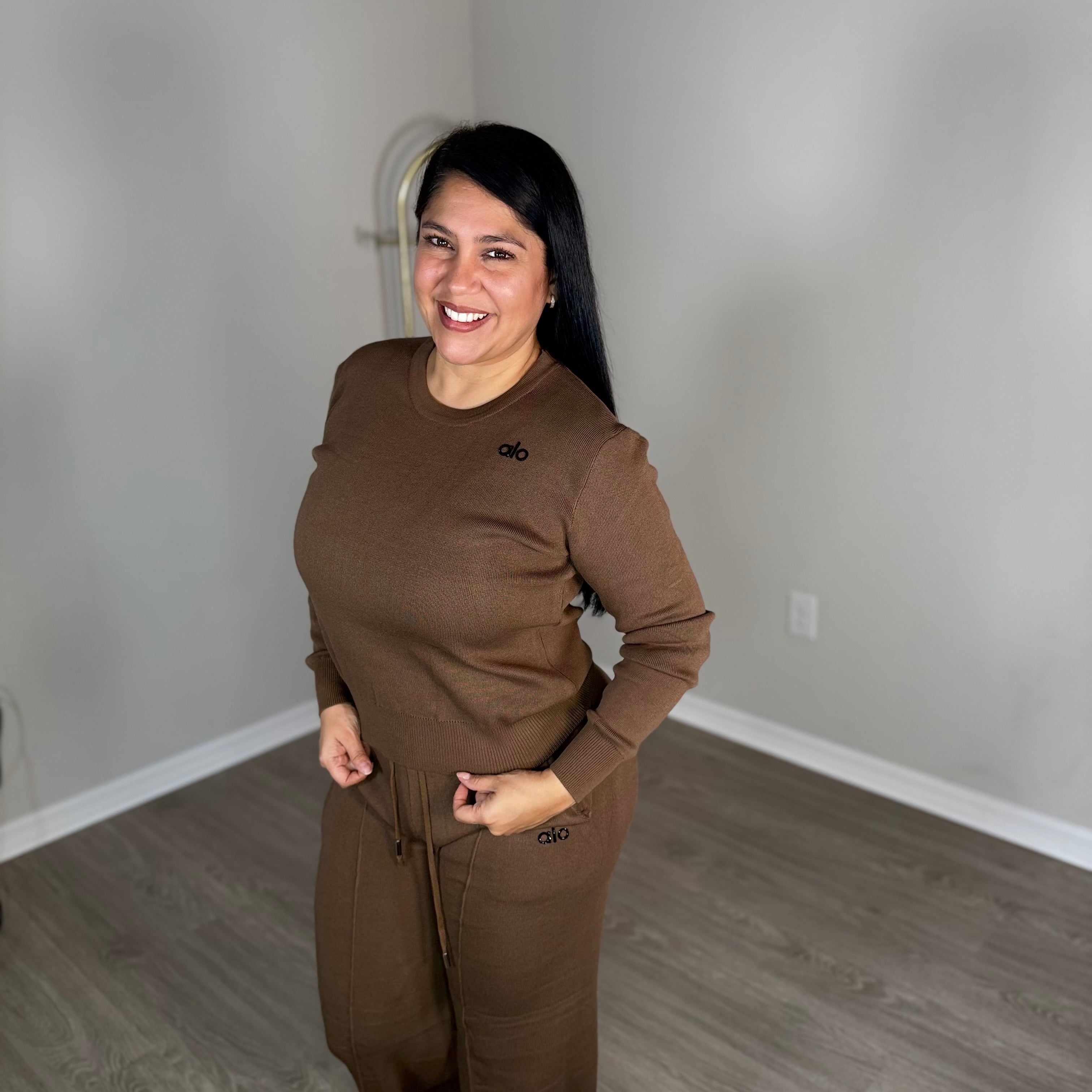 Alo brown set. activewear