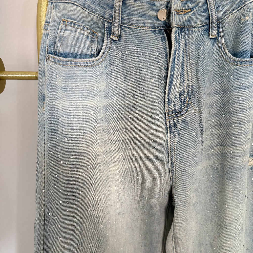 Rhinestone jeans