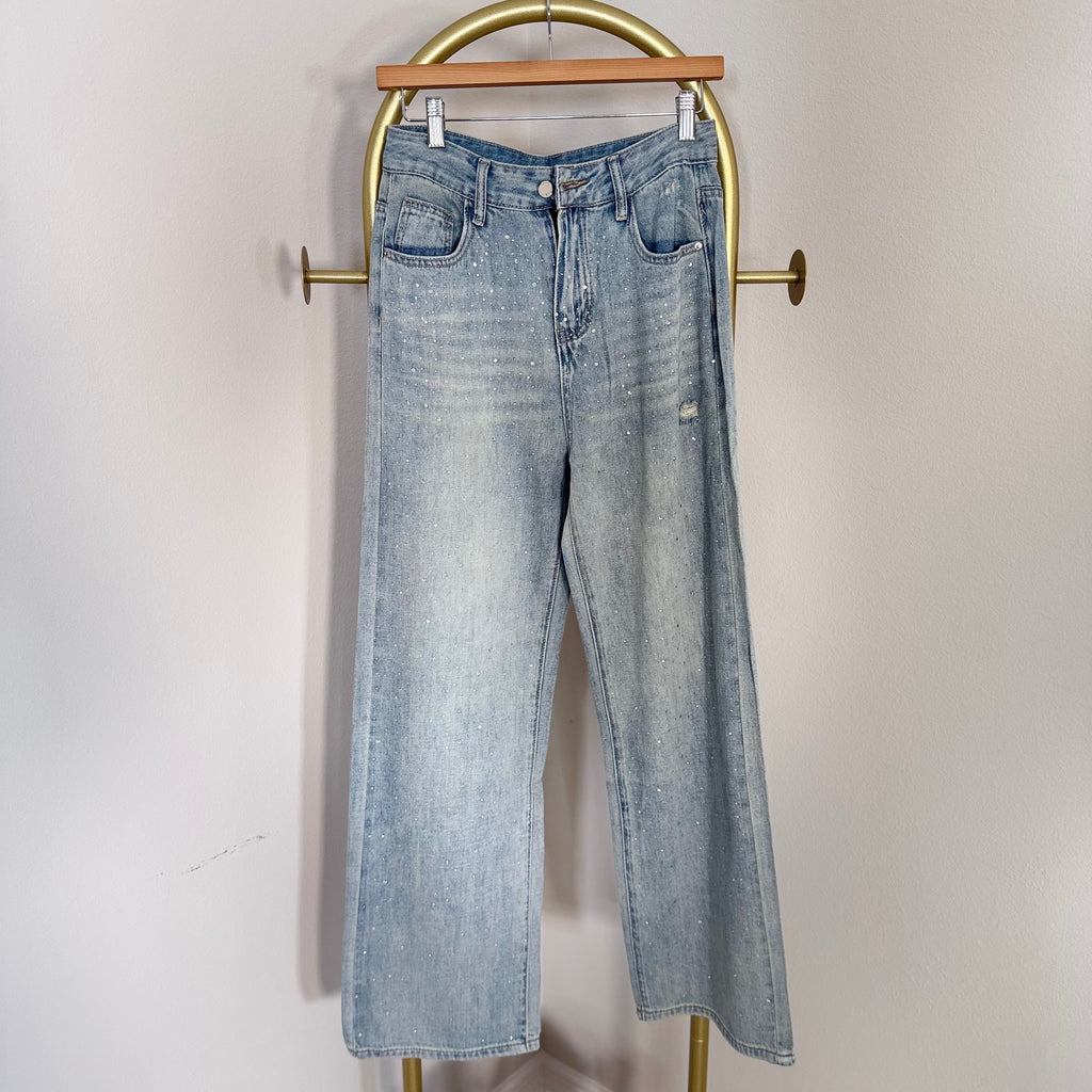 Rhinestone jeans